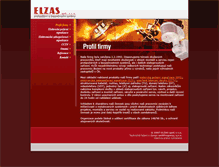 Tablet Screenshot of elzas.cz